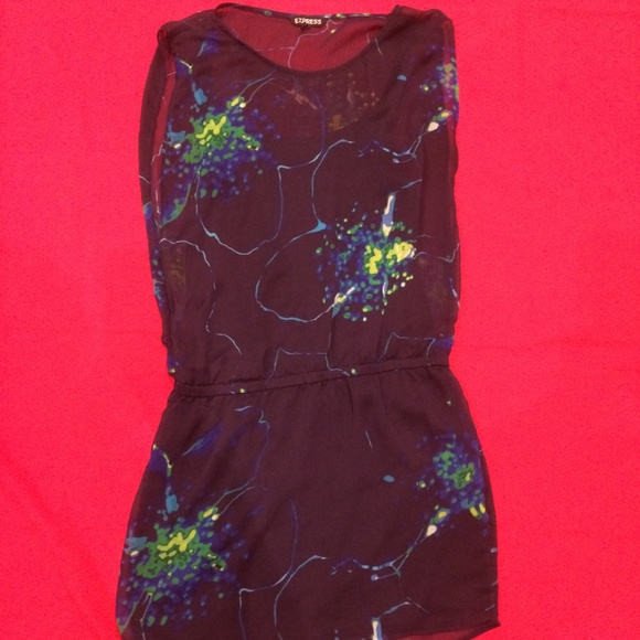 Express Dresses & Skirts - Express Chiffon Mini Dress